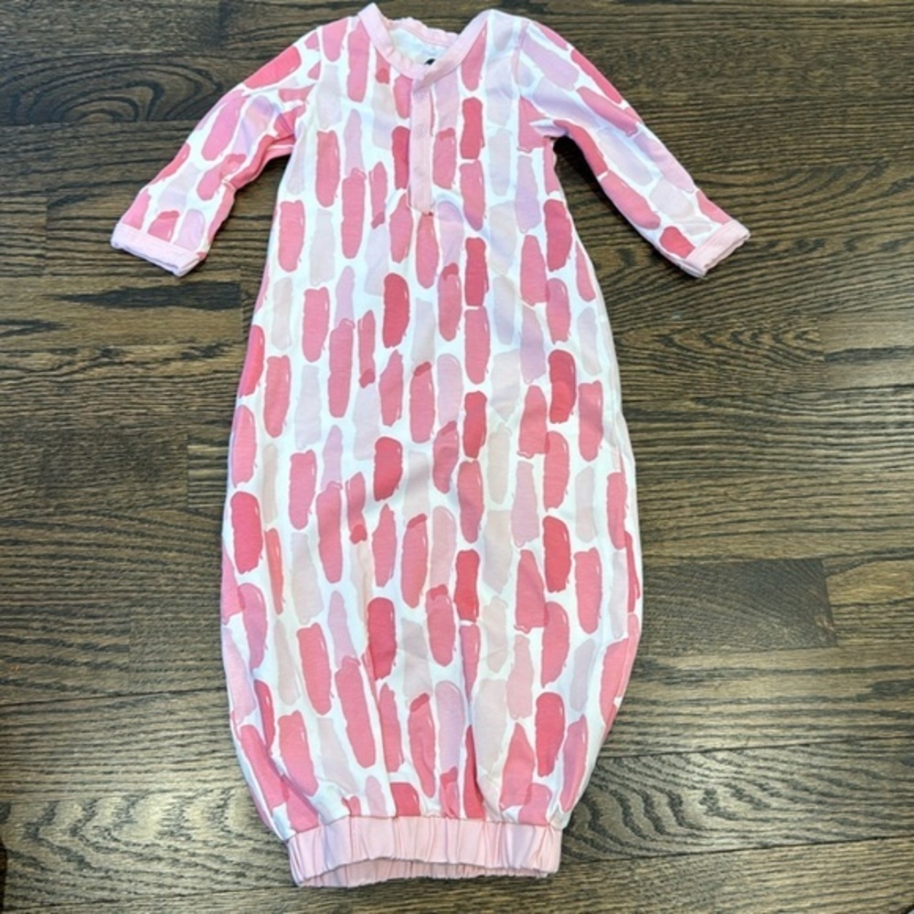 Baby Girl onesie gown pink 3-6 months like new valentines